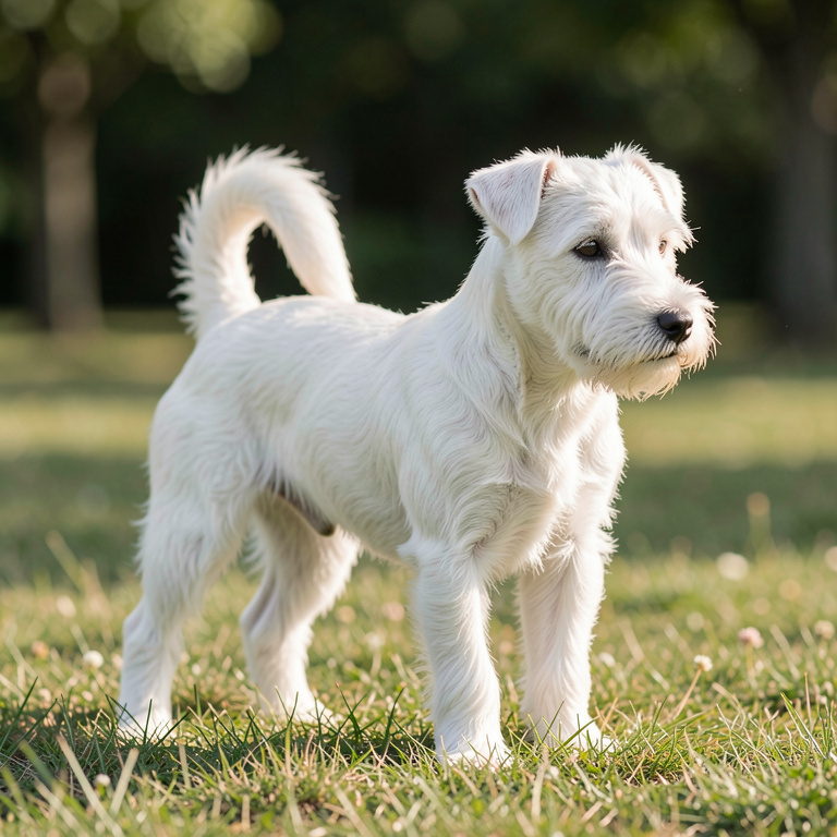 Fox terrier blanc