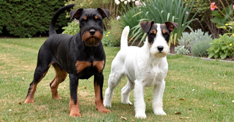 Jagdterrier vs fox terrier
