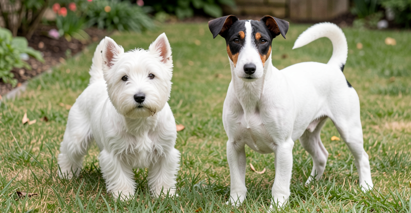 Westie vs fox terrier